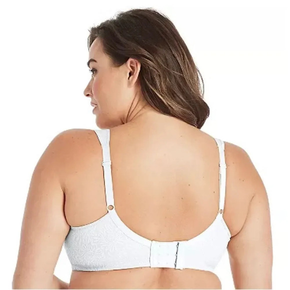 Playtex® Bra: 18 Hour Seamless Smoothing Full-Figure Bra 4049 - Women's 38DD - Picture 3 of 8